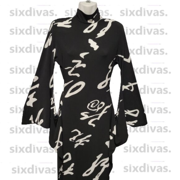 Womens Black Gown Figure Hugging Maxi Elegant Long Dress- NEW - Picture 2 of 16